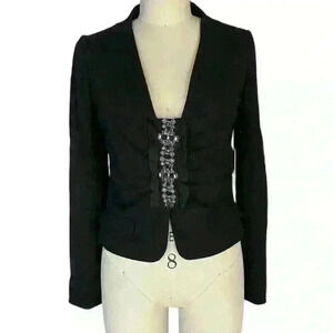 Valentino  Embellished Vintage Evening Jacket Size 8